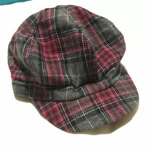 Pink Newsboy Style Hat